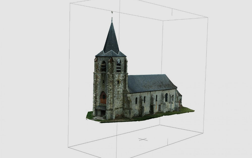 Église Saint-Firmin en 3D