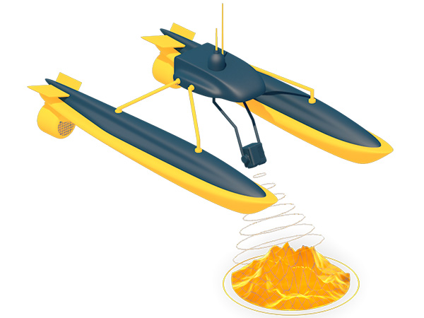 Outil drone aquatique