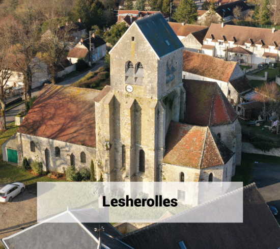 Lesherolles clocher église
