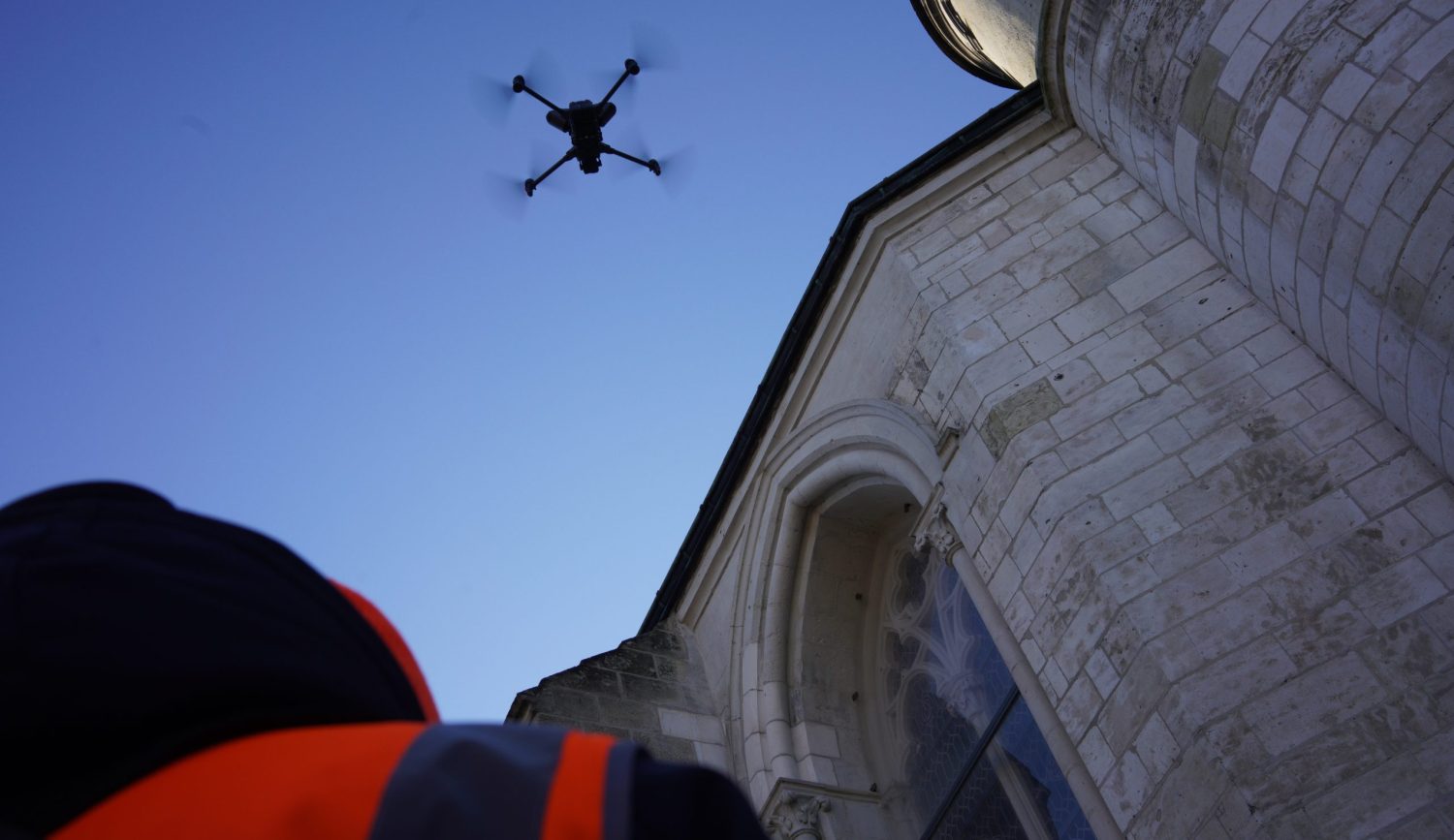 monument seclin relevé drone