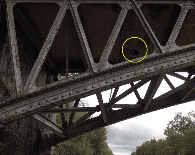 Inspection de pont drone fpv photo
