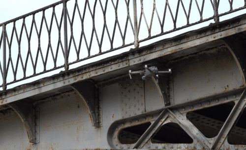 relevé photogrammétrique pont par drone
