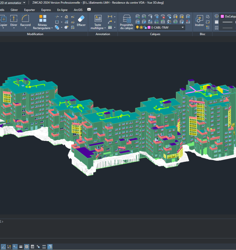 Maquette numérique BIM LMH complète