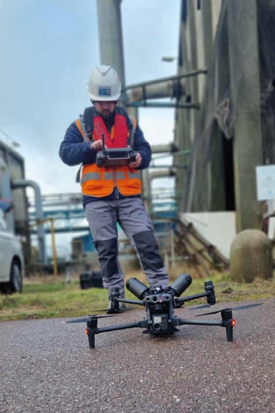 Inspection industrie drone