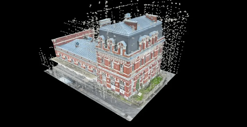 Modèle 3D de bâtiment navigable en ligne