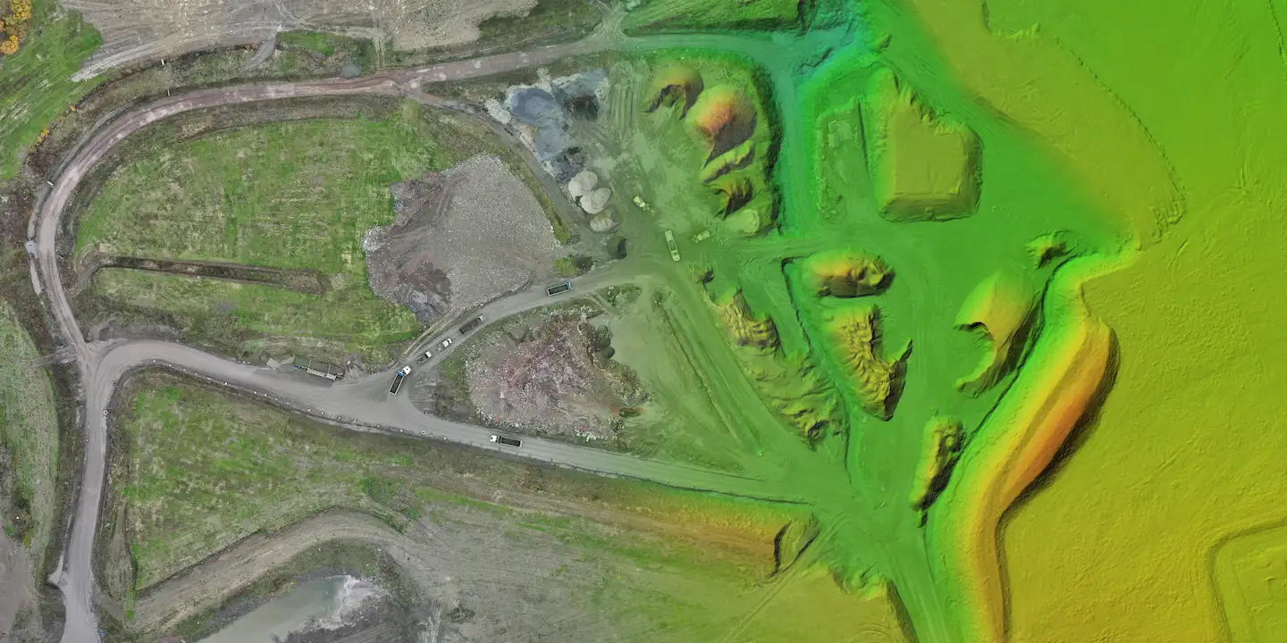 Transition d'une orthophoto vers un rendu Modèle Numérique de Terrain grâce à la photogrammétrie